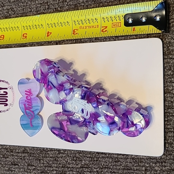 2 JUICY COUTURE WOMEN'S HAIR CLIPS - Picture 7 of 8